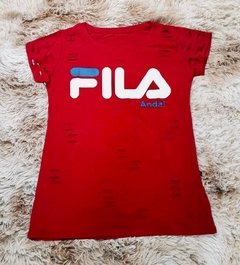 T-shirt Fila Furadinha - 1122 na internet
