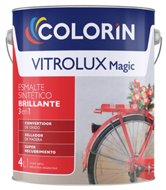 Esmalte Sintetico Convertidor 3 en 1 Gris Hielo Colorin Magic x 1 litro