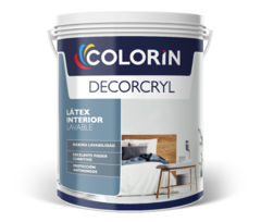 Latex Decorcryl Lavable Mate Colorin X 20 Lts