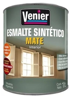 Esmalte Sintetico Blanco Mate  Venier x 1 lt