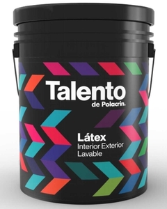 Latex Polacrin Talento Interior - Exterior x 10lts