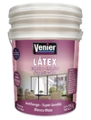 Latex Venier Interior - Exterior Lavable Blanco Mate x 12 kgs