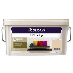 Living Latex Mate Color X 4 Litros + Rodillo + Pincel en internet