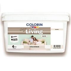 Colorin Living Latex Blanco Interior Jazmin X 20 lts en internet