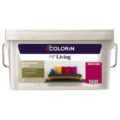 Living Latex Mate Color X 4 Litros + Rodillo + Pincel - comprar online