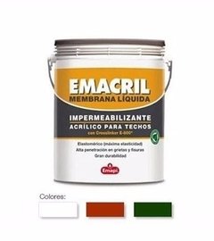 Membrana Liquida Emapi X20 Kgs. Emacril + Rodillo num 22 de Regalo - comprar online