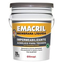 Membrana Liquida Emapi X20 Kgs. Emacril + Rodillo num 22 de Regalo