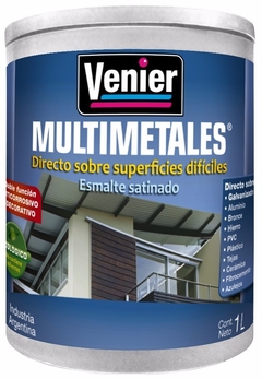 Multimetales Venier NEGRO x 4 litros - Pinturerias ANI Central