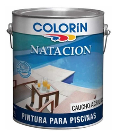 Pintura Colorin Piletas Caucho Acrilico x 4 lts - comprar online