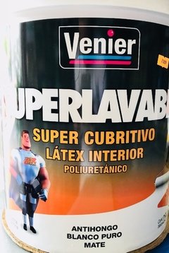 Latex Superlavable Venier Blanco Mate x 5 kgs - comprar online