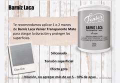 LACA Transp. MATE Chalk Paint Venier Tizada Efecto Vintage