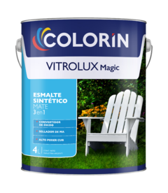 Esmalte Sintetico Blanco Mate Colorin Magic X 4 litros