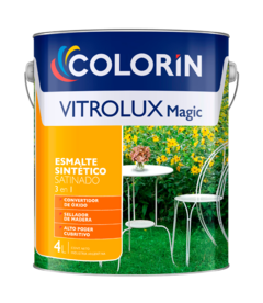 Sintetico + Convertidor Vitrolux Magic Negro Satinado x 4 litros