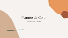 "Casa Eliana" Planteo de elección de color e ilmunicación