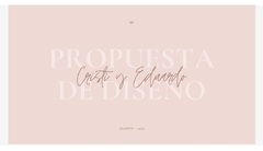 "Casa Cristi y Eduardo" Planteo de diseño Integral