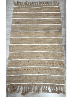 Alfombra Lineas Blancas - comprar online