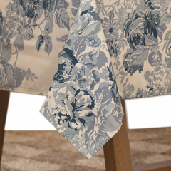 Mantel Antimanchas Blue Roses - comprar online