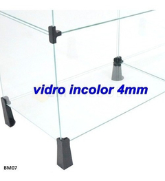 1,50 Metros - Prateleira Estante Vitrine De Vidro Modulado - comprar online