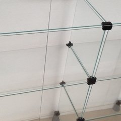 Balcão de vidro central meio de loja 0,50x1,00x0,30cm na internet
