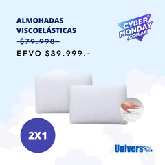 Almohada Viscoelásticas Inteligentes 2x1