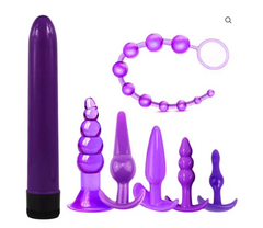 Kit Plug Anal com 7 peças