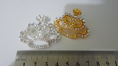 Coroa Rainha 4cm Broche