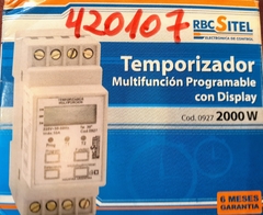 TEMPORIZADOR DIGITAL PARA RIEL DIN