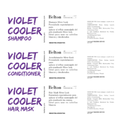 KIT VIOLET COOLER (Shampoo+Acondicionador+Baño de Crema) - tienda online