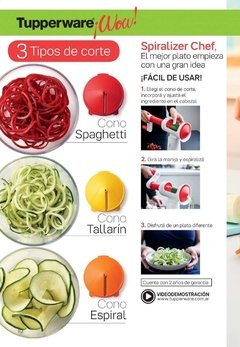 SPIRALIZER CHEF TUPPERWARE WOW! - comprar online