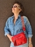 Bandolera Sienna rojo