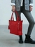 TOTE KEY CUERO ROJO