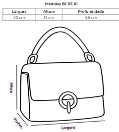 Bolsa Feminina Via Marte B1-117 - VMB Shoes