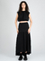 falda flora negra - tienda online