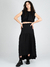 falda flora negra - comprar online