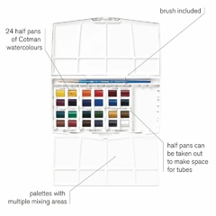 Set Cotman Pocket Plus 24 Pastillas HP en internet