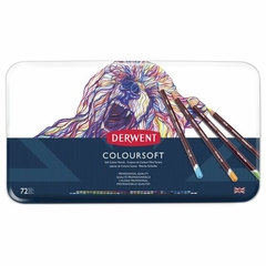 Lapices Derwent Coloursoft Lata x72 on internet