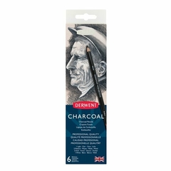 Lapiz Charcoal Lata x6 + Sacapuntas Derwent - comprar online