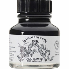 Tinta de Dibujo Negra Winsor & Newton x 1unid