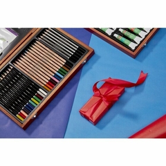 Accademy Wooden Box-Watercolor/Sketch/Colouring Derwent on internet