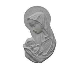 Virgen c/ Niño Perfil 22cm Código 435