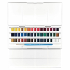 Set estudio de media pastillas Cotman Water Colours x 45pc/pz- Winsor & Newton en internet