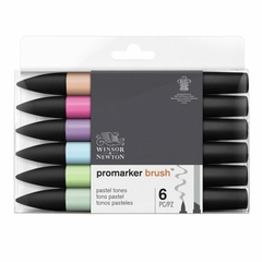 Set Brushmarker Winsor & Newton x 6 Tonos en internet