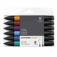 Set Brushmarker Winsor & Newton x 6 Tonos - comprar online