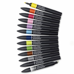 Set Promarker Winsor & Newton x12unid+ 1 Blender - buy online