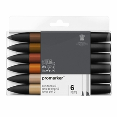 Promarker Set 2 Winsor & Newton x6 Tonos Piel - buy online