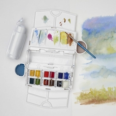 Set de media pastillas Cotman Water Colours x 12pc/pz- Winsor & Newton - comprar online