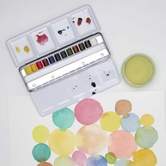 Caja azul de media pastillas Cotman Water Colours x 12pc/pz- Winsor & Newton - buy online