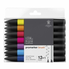 Set Brushmarker Winsor & Newton x12unid+ 1 Blender - buy online