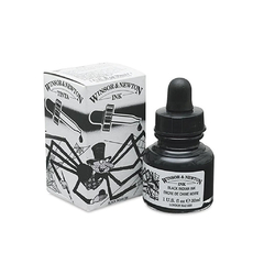 Tinta de Dibujo Negra C/Gotero Winsor & Newton 30 ml x1unid