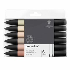 Set Promarker Winsor & Newton x 6 Tonos - online store